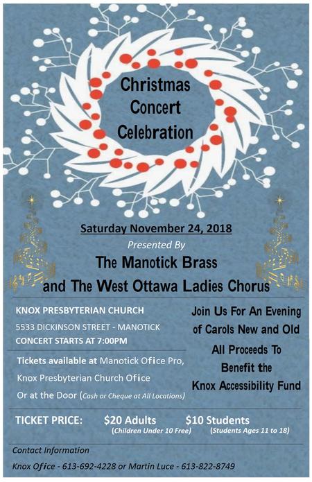WOLC with The Manotick Brass