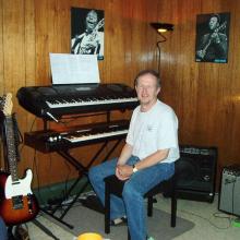 Recording session, Almonte, Ontario, 2002